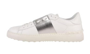 Sneakers Open bianche/argento 857