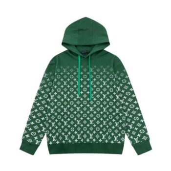 Hoodie Louis Vuitton LV Green Monogram Gradient
