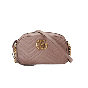 BORSA A SPALLA DONNA GG MARMONT MATELASSÉ PICCOLA CIPRIA