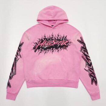 Hoodie Hellstar Brainwashed Without Brain Pink