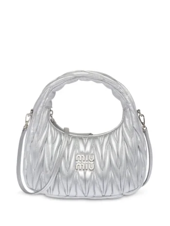 Borsa miu miu hobo Wander in nappa matelassé