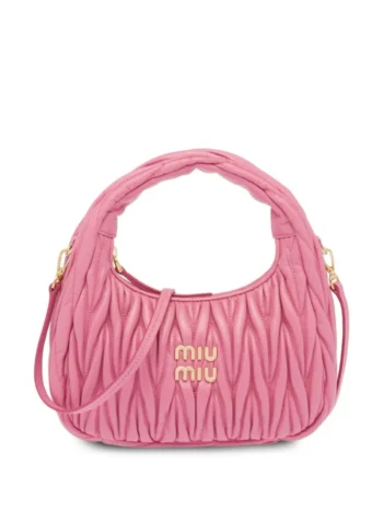 Borsa miu miu hobo Wander in nappa matelassé