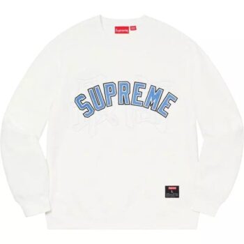Sweatshirt Supreme Kanji Logo White