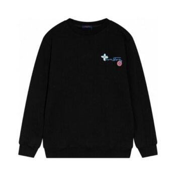 Sweatshirt Louis Vuitton Colorful Logo Black