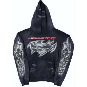 Hoodie Hellstar Airbrushed Skull