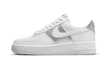 White Metallic Silver