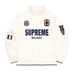 Sweatshirt Supreme Milano Half Zip White