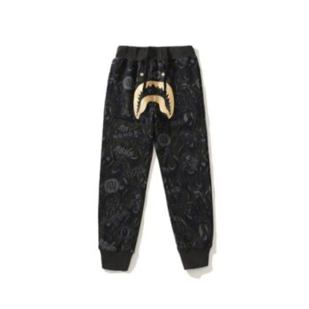 Pants BAPE NBHD Camo Shark Black