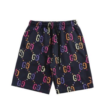 Shorts Gucci GG Multicolor Black Casual