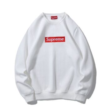 Sweatshirt Supreme Box Logo White