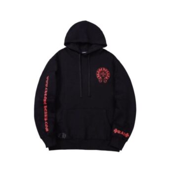 Hoodie Chrome Hearts Red Logo Print CH071