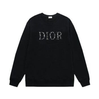 Sweatshirt Dior Black Logo Crewneck