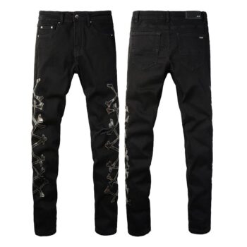 JEANS – BLACK BONES