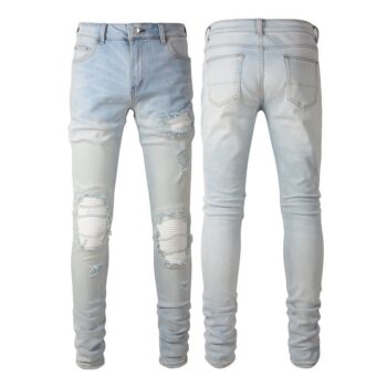 JEANS – GREY/WHITE