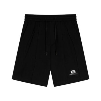 Shorts Balenciaga Logo Black