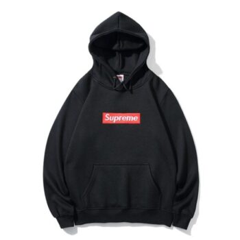 Hoodie Supreme Box Logo Black