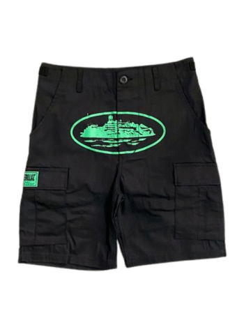 SHORTS BLACK & GREEN