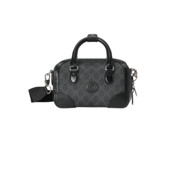 BORSA DA VIAGGIO PICCOLA CON G TELA SUPREME NERA