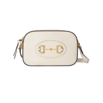 BORSA A SPALLA HORSEBIT 1955 MISURA PICCOLA SUPREME BIANCA