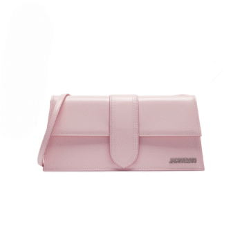 BORSA LE BAMBINO LONG ROSA LOGO SILVER
