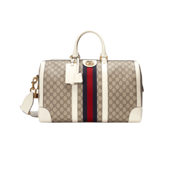 BORSONE SAVOY MEDIA GG SUPREME BIANCA BEIGE WEB BLU