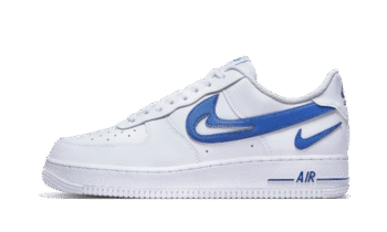 07 FM Cut Out Swoosh White Game Royal
