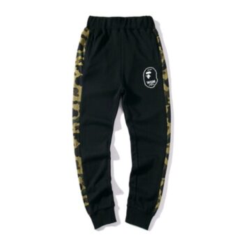 Joggers BAPE WGM Camo Stripe Black
