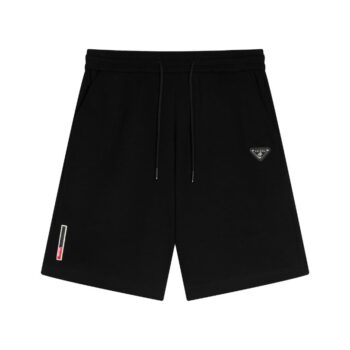 Shorts Prada Logo Patch Black