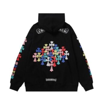 Hoodie Chrome Hearts Multicolor Cross Logo CH079
