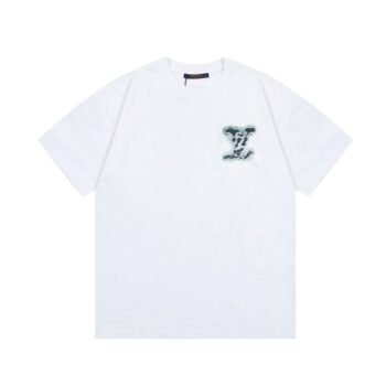 T-shirt White Green LV