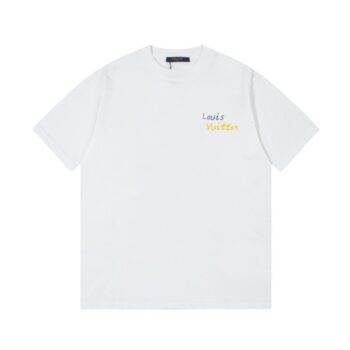 T-shirt LV White Yellow Monogram