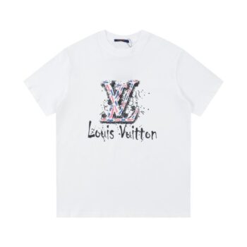 T-Shirt LV Paint-Splatter White