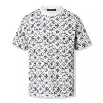 T-shirt LV Monogram White Deep Black