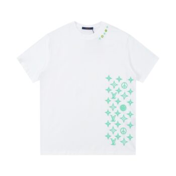 T-Shirt LV Monogram Print White