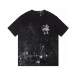 T-shirt Chrome Hearts Floral Graphic Black