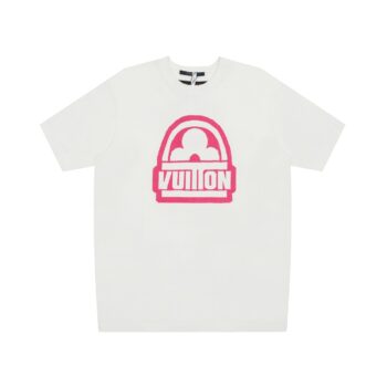 T-shirt LV White Pink Logo
