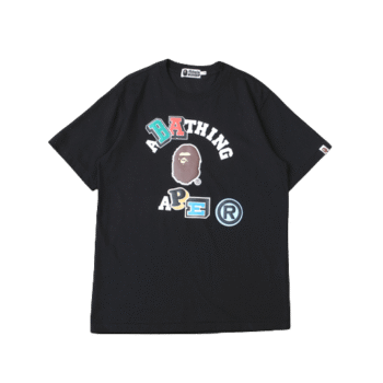 T-SHIRT BAPE – NERO/BIANCO 1