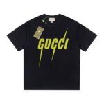 T-shirt GG Neon Logo Black