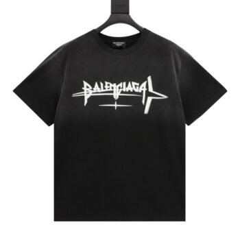 T-shirt Balenciaga Logo Graphic Black