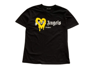 T SHIRT BLACK & YELLOW