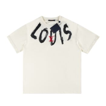 T-shirt LV Brushstroke Logo White