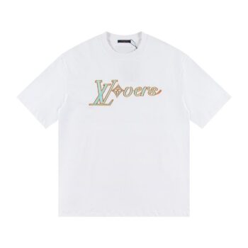 T-shirt LV White LVovers Design