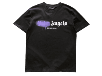 T SHIRT BLACK & PURPLE
