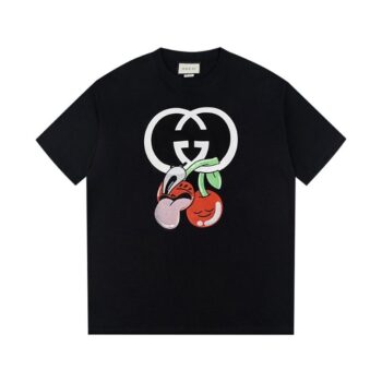 T-shirt GG Cherry Black