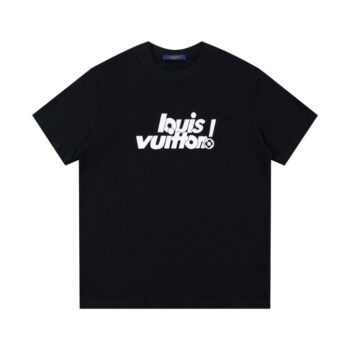 T-shirt LV Black Graphic Logo