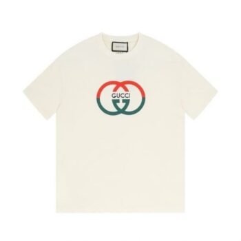 T-shirt GG Double G Logo White