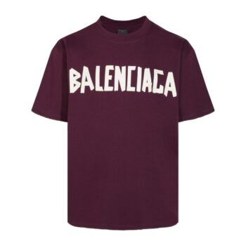 T-shirt Balenciaga Logo Double-Sided Print Oversized