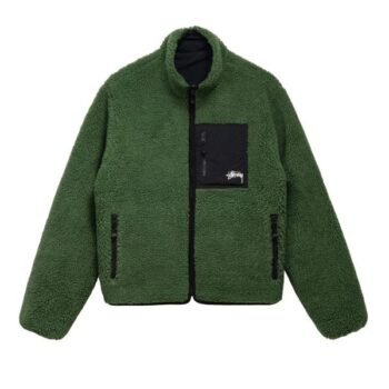 STSY Jacket 8 Ball Sherpa Reversible 6