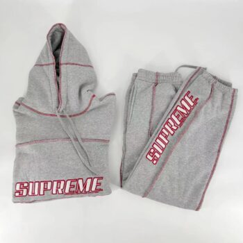 SPRM COVERSTITCH TRACKSUIT GREY