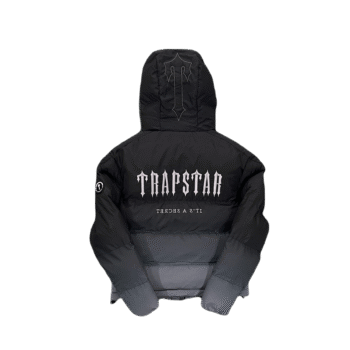 DECODED 2022 HOODED PUFFER-BLACK GRADIENT